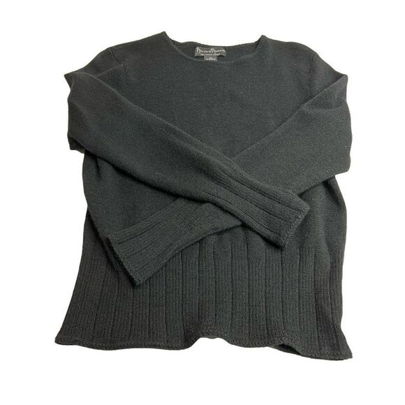 Mercer & Madison black merino wool crew neck sweater size XL - Picture 10 of 15
